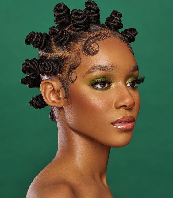 Bantu Knots hairstyle