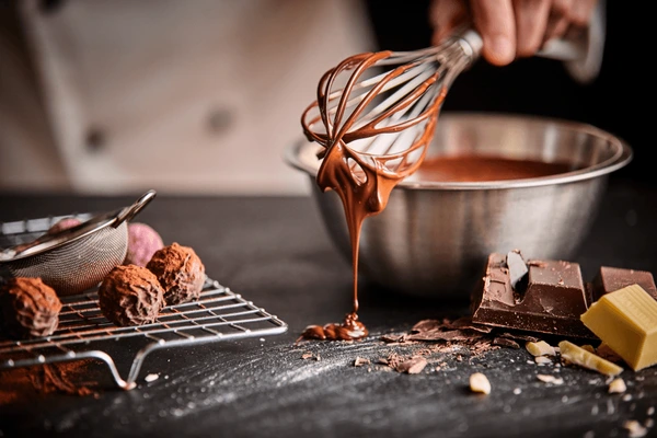 chocolate covered whisk