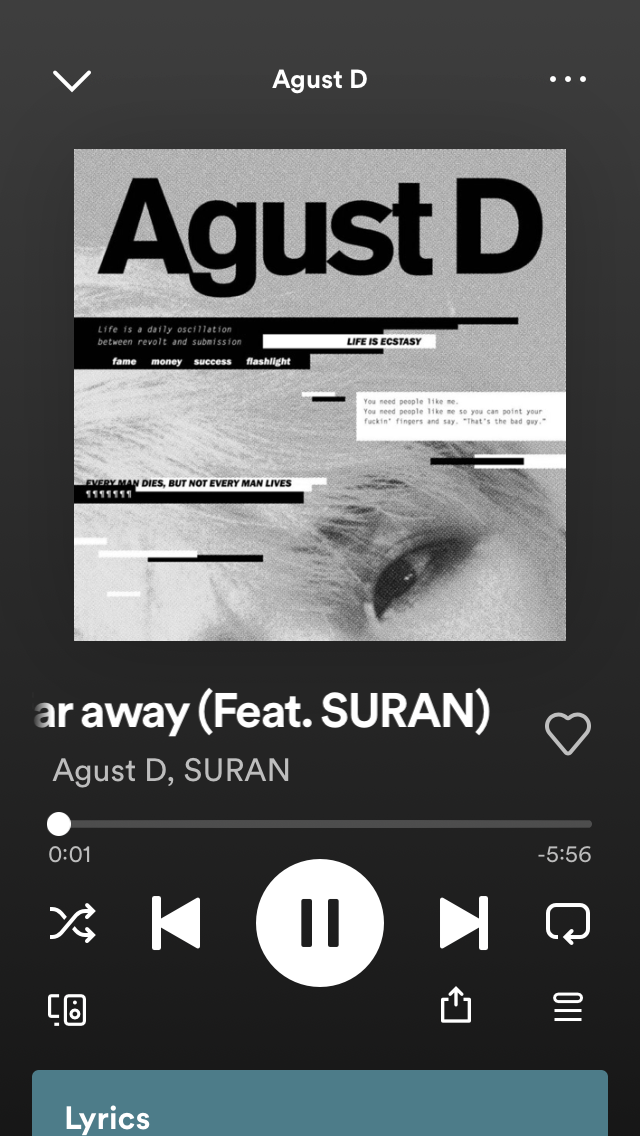 SO FAR AWAY SONG