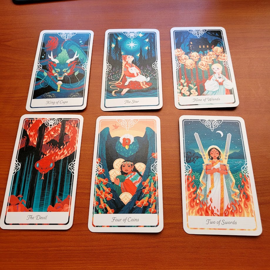 Tarot card spread