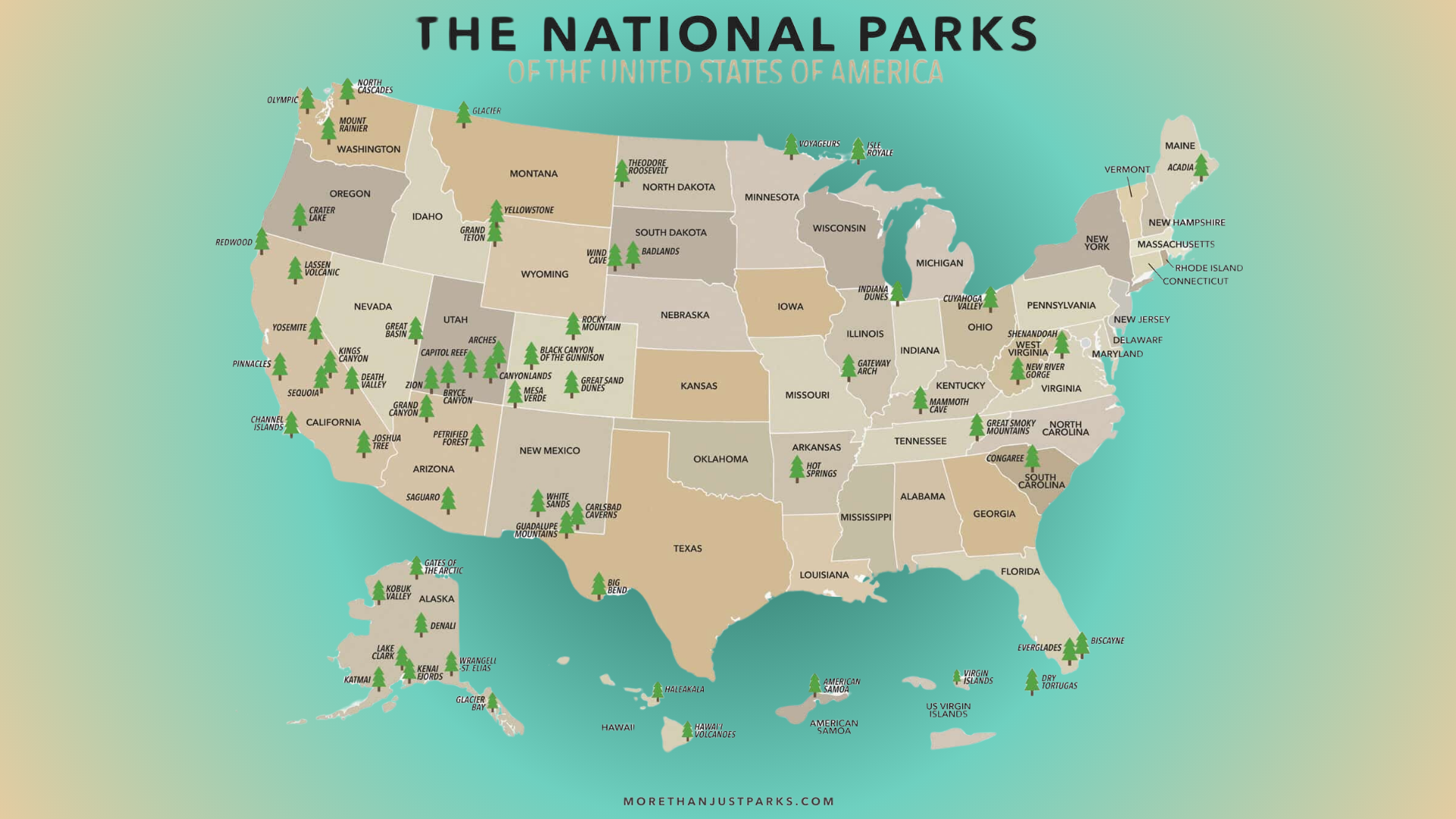 National Park Map