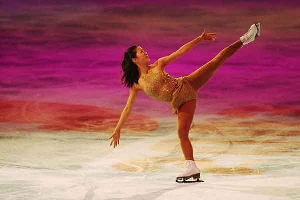 Olympic figure skater Michelle Kwan
