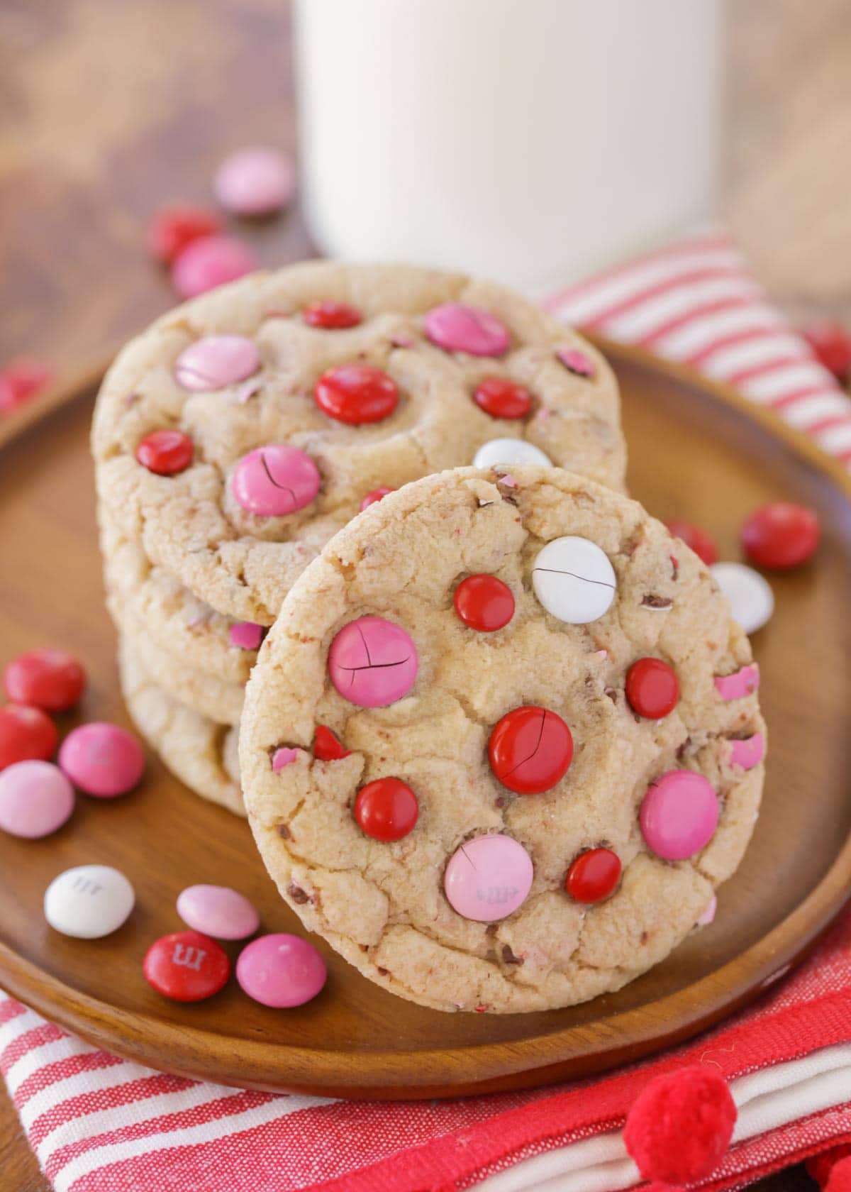 cookies with red bits