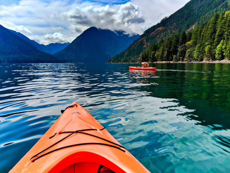 Kayaking on the Lake