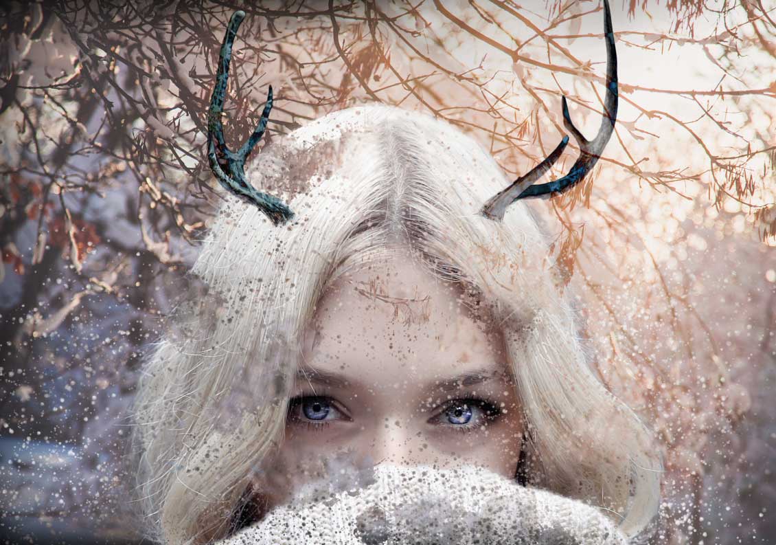 deer-girl photo manipulation ©️ Carie Ng