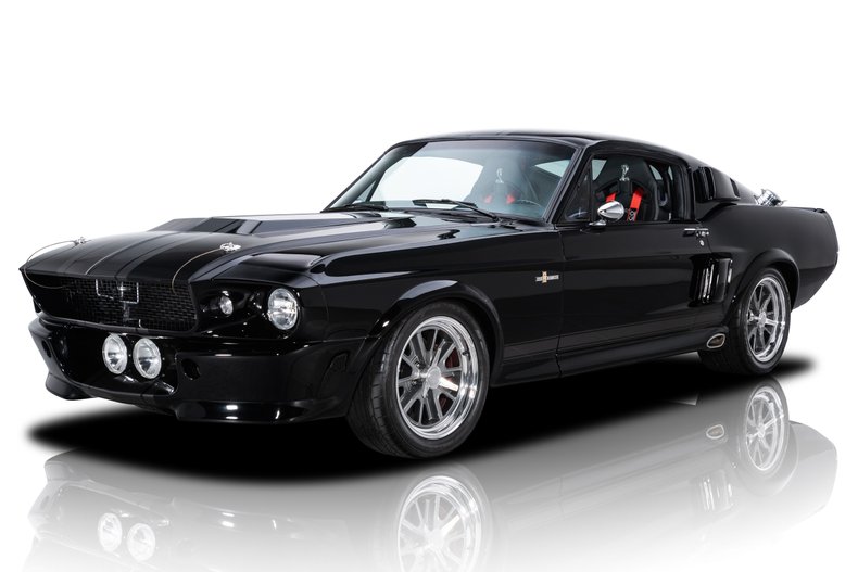 Black 1967 Ford Mustang