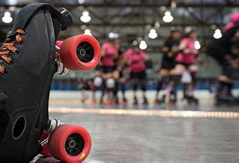 roller derby skate and track