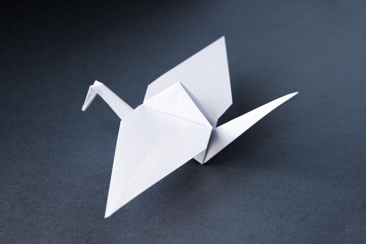 Basic origami crane