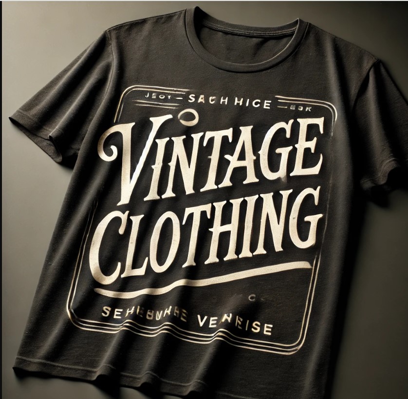 Vintage printed hoodie and T-shirt