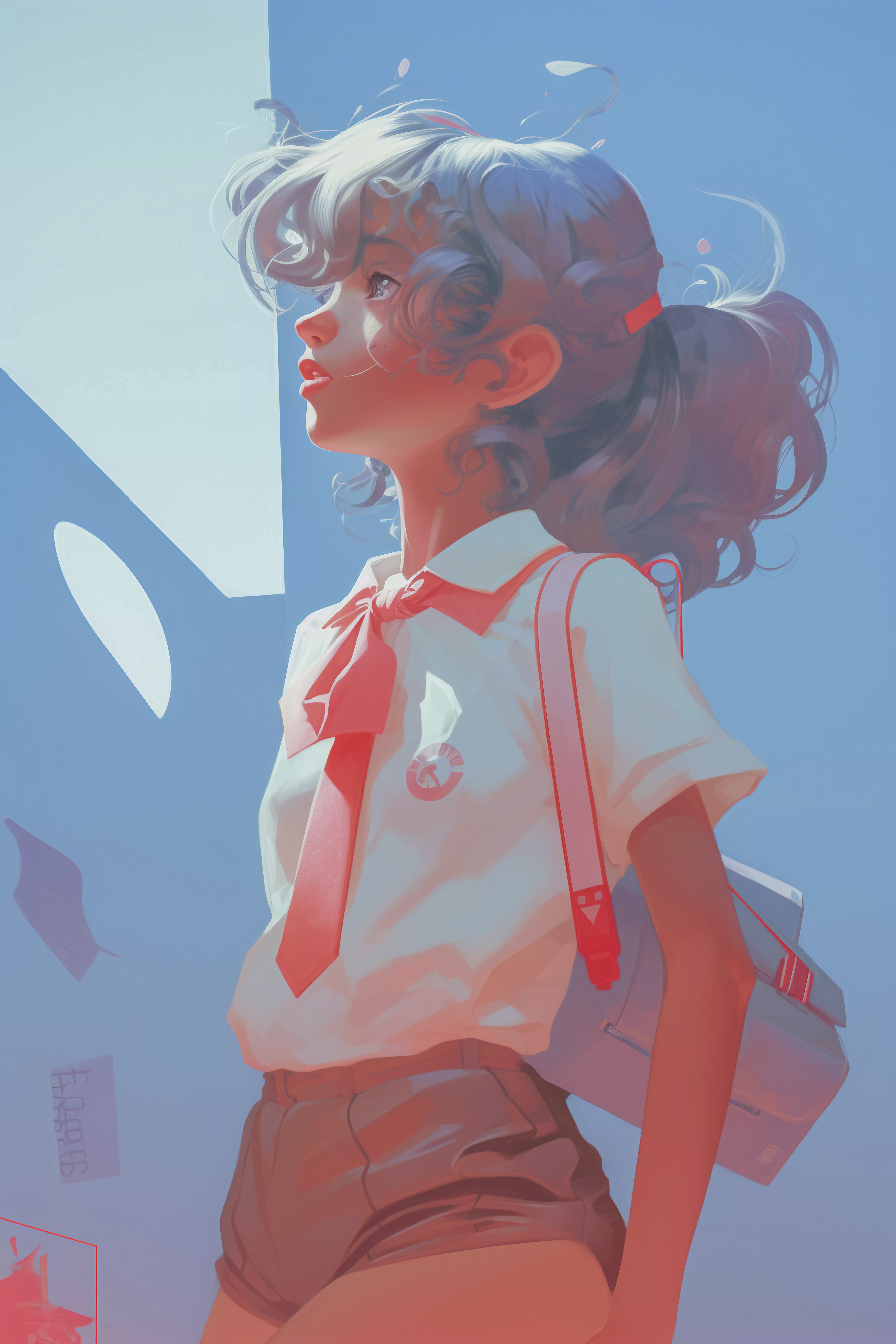 Female student character design