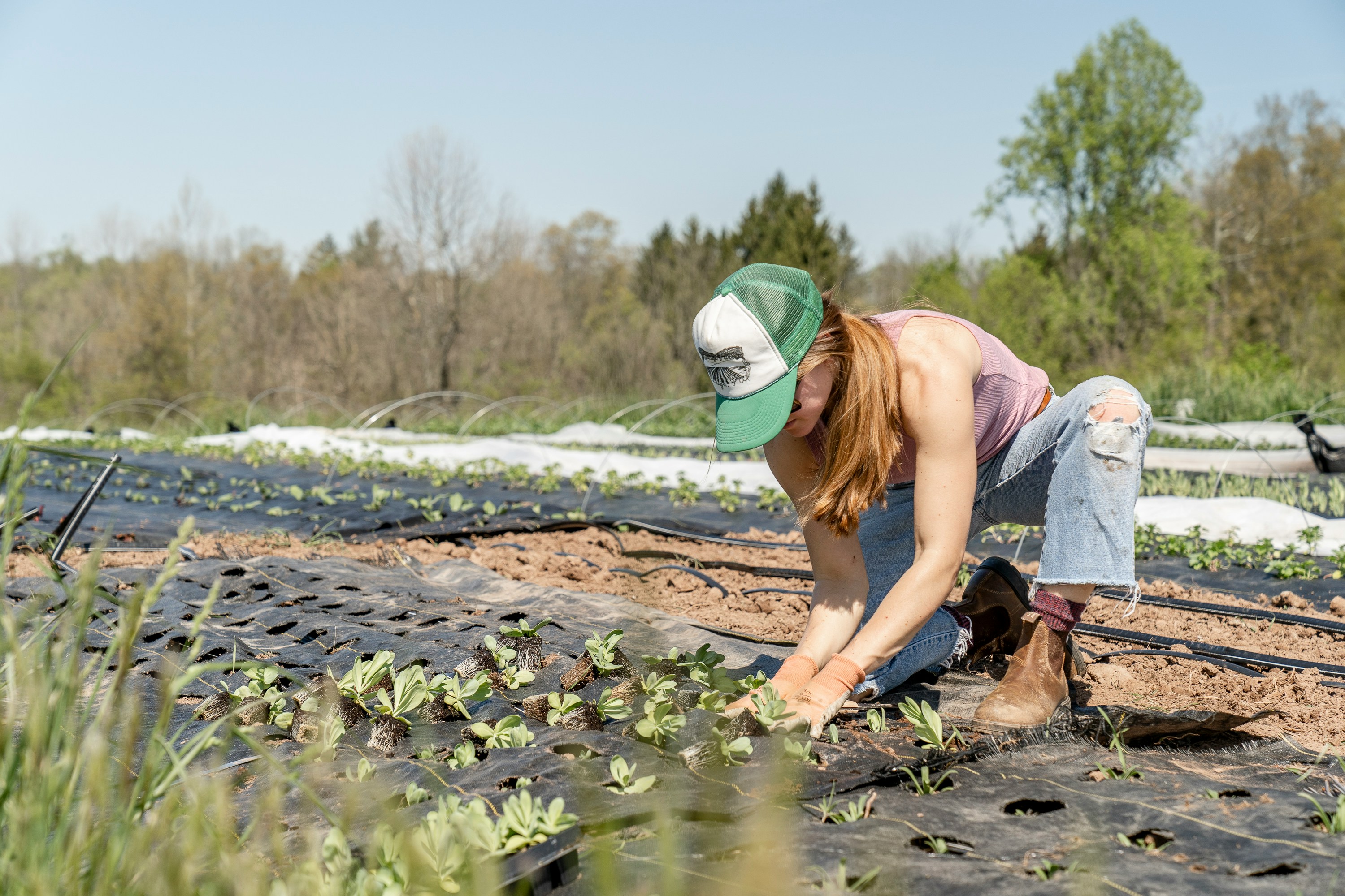 woman-planting