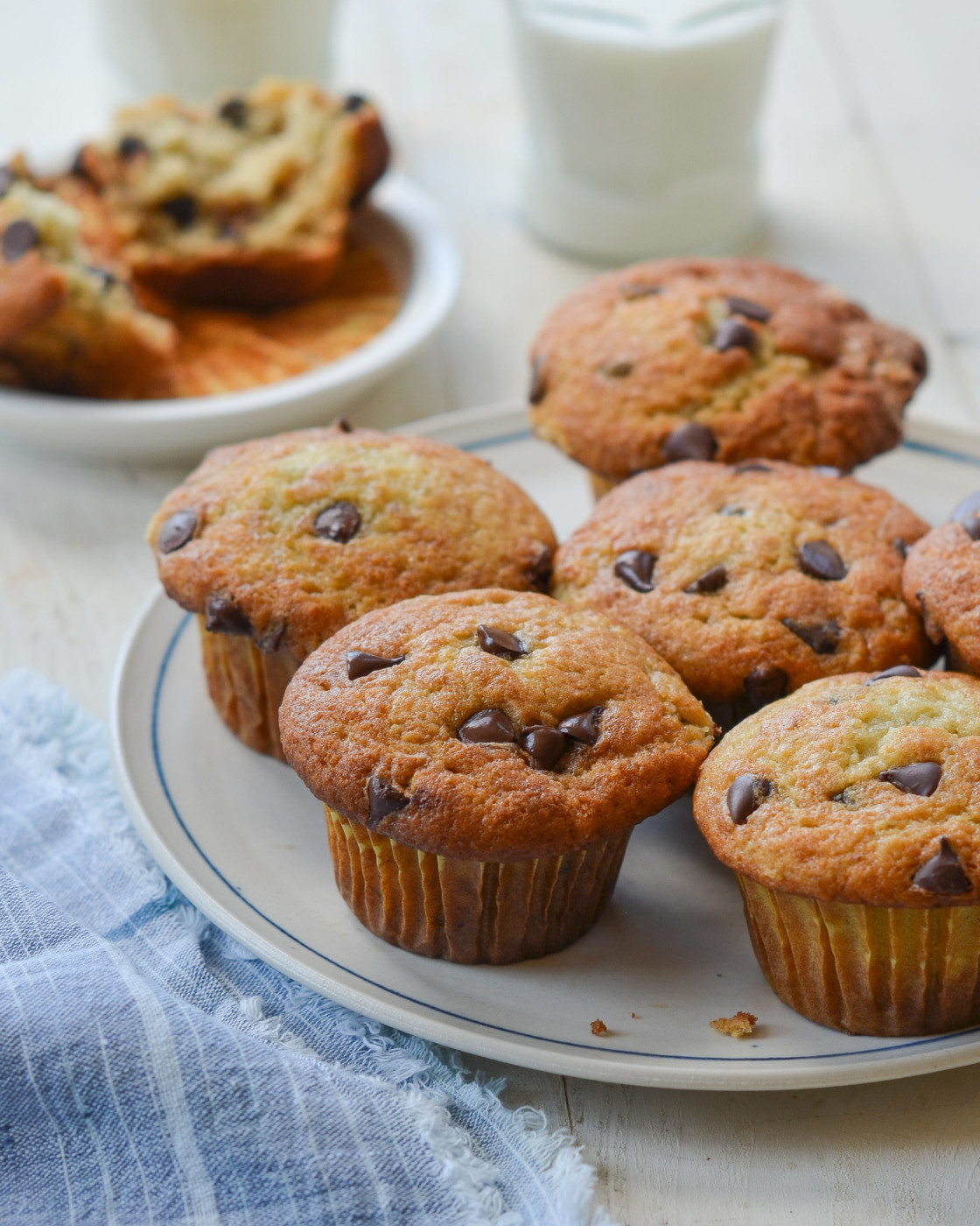 Banana-Chocolate-Chip-Muffins
