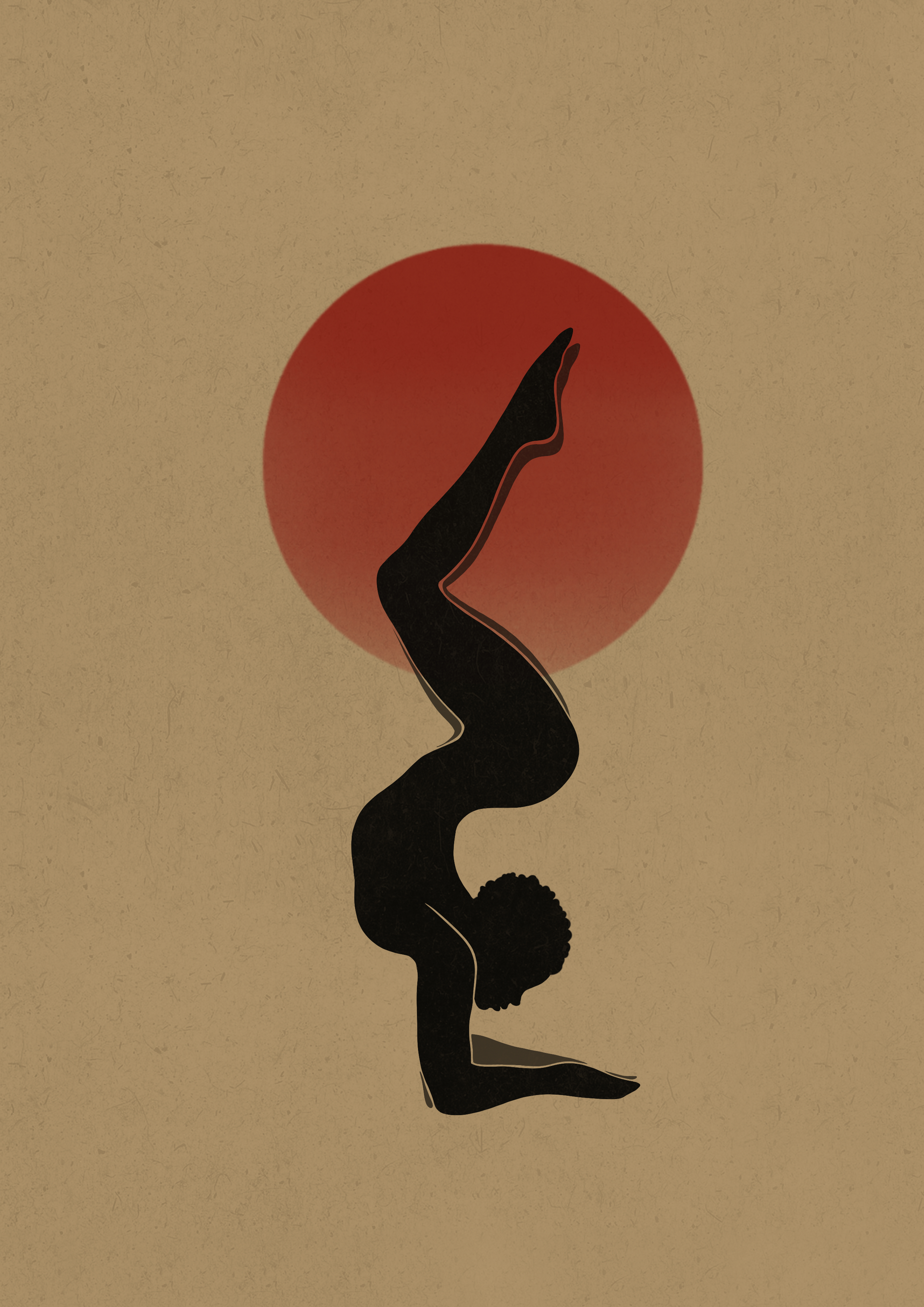 Pincha Mayurasana Illustration
