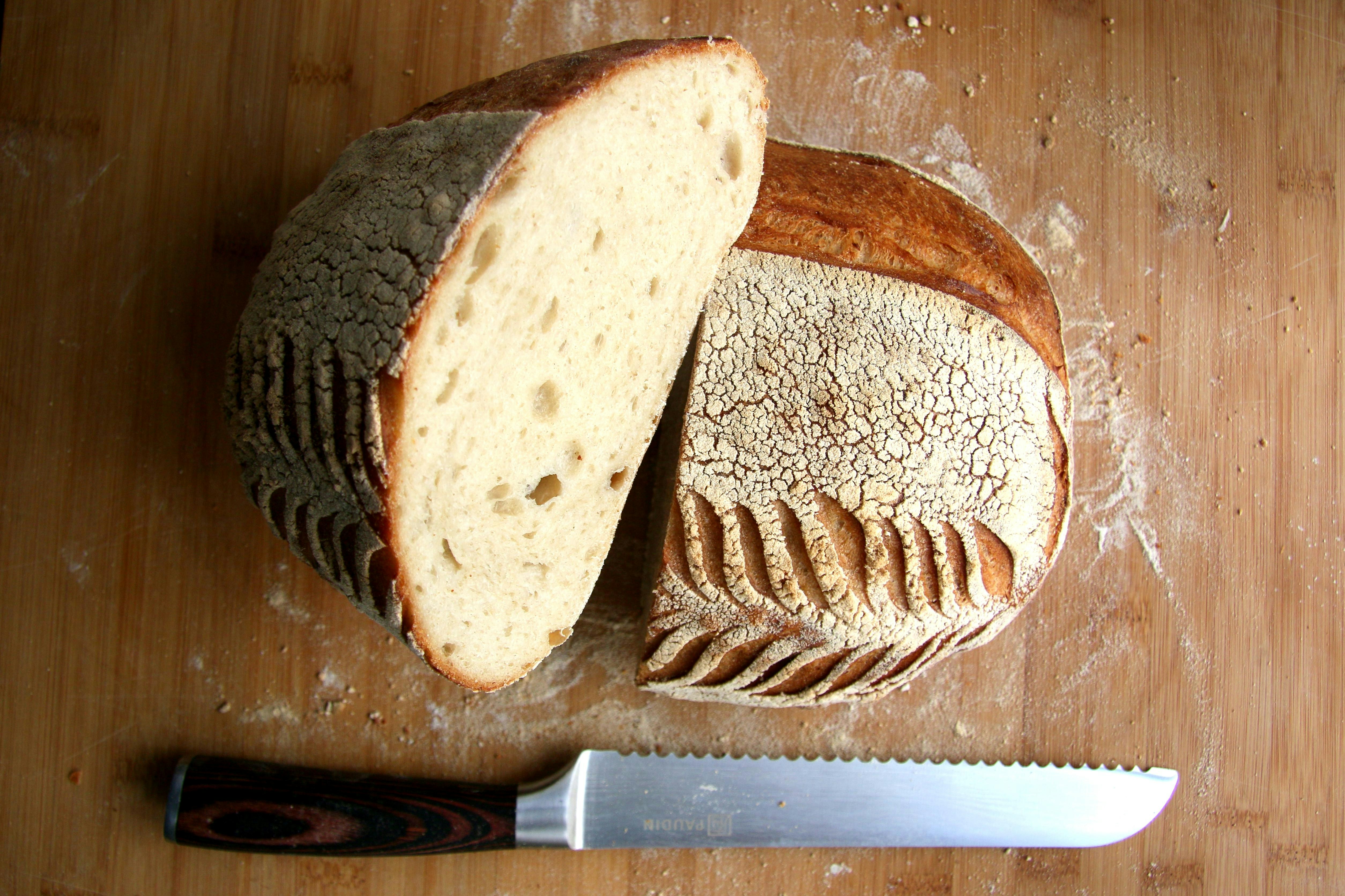 sourdough with a nice design on it