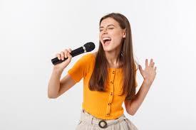 Girl singing