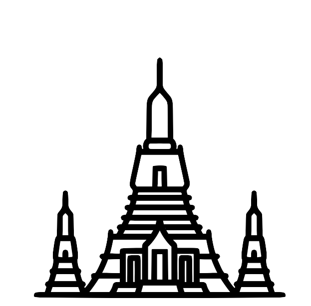 wat-arun-line-drawing