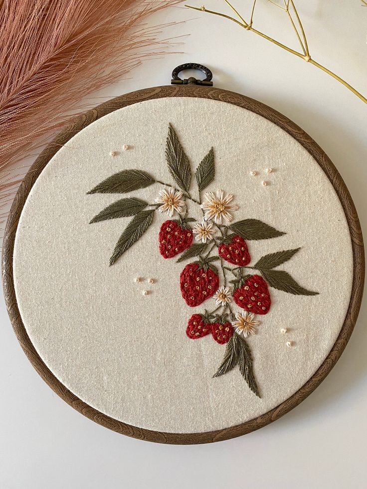 strawberry Embroidery