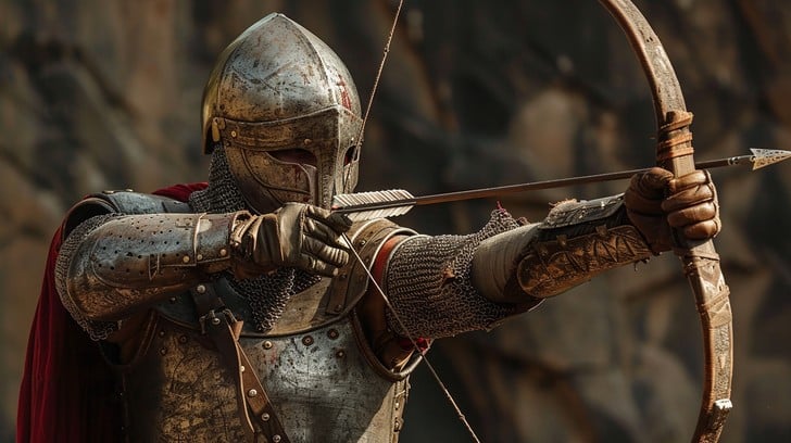 Archer in full armor
