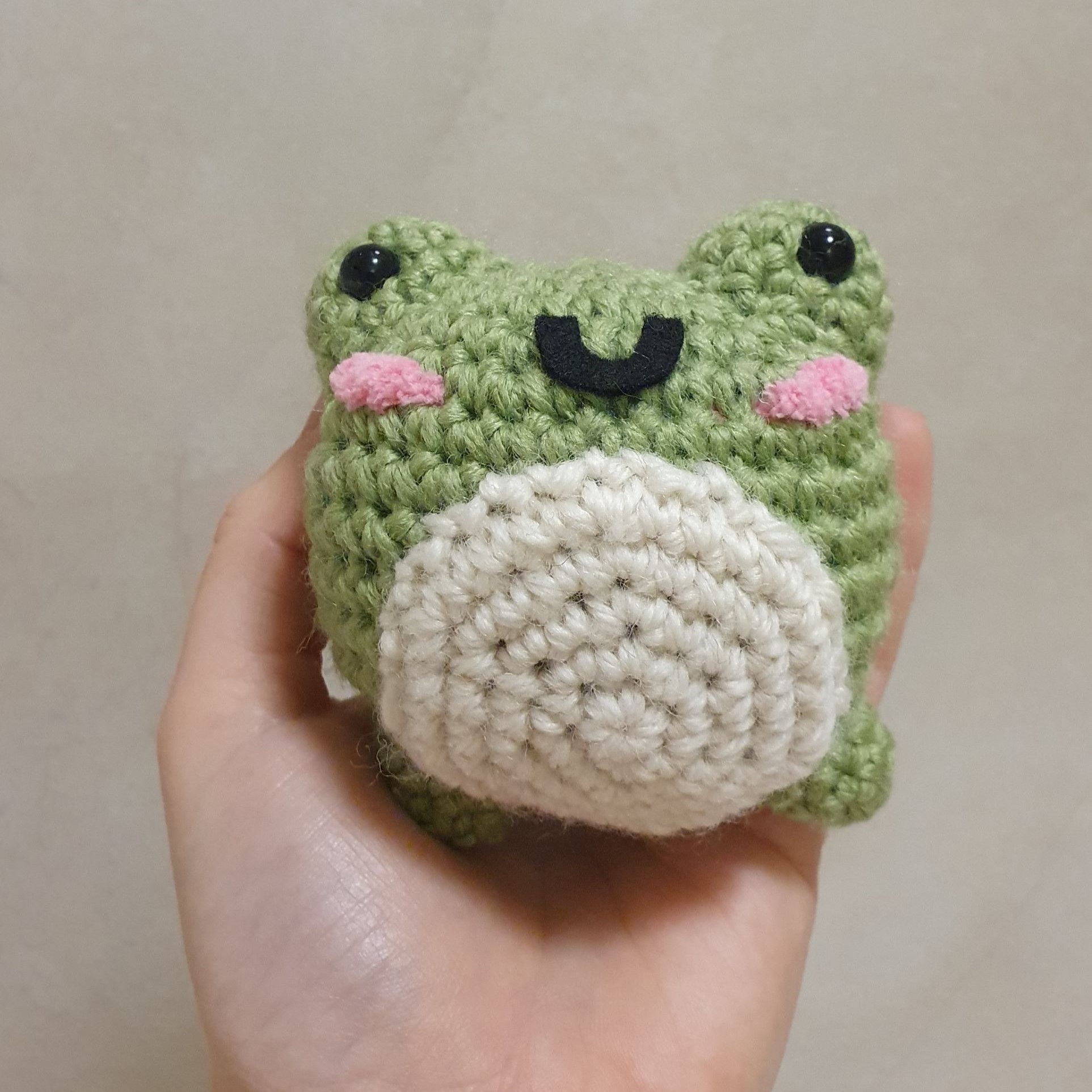 crochet frog