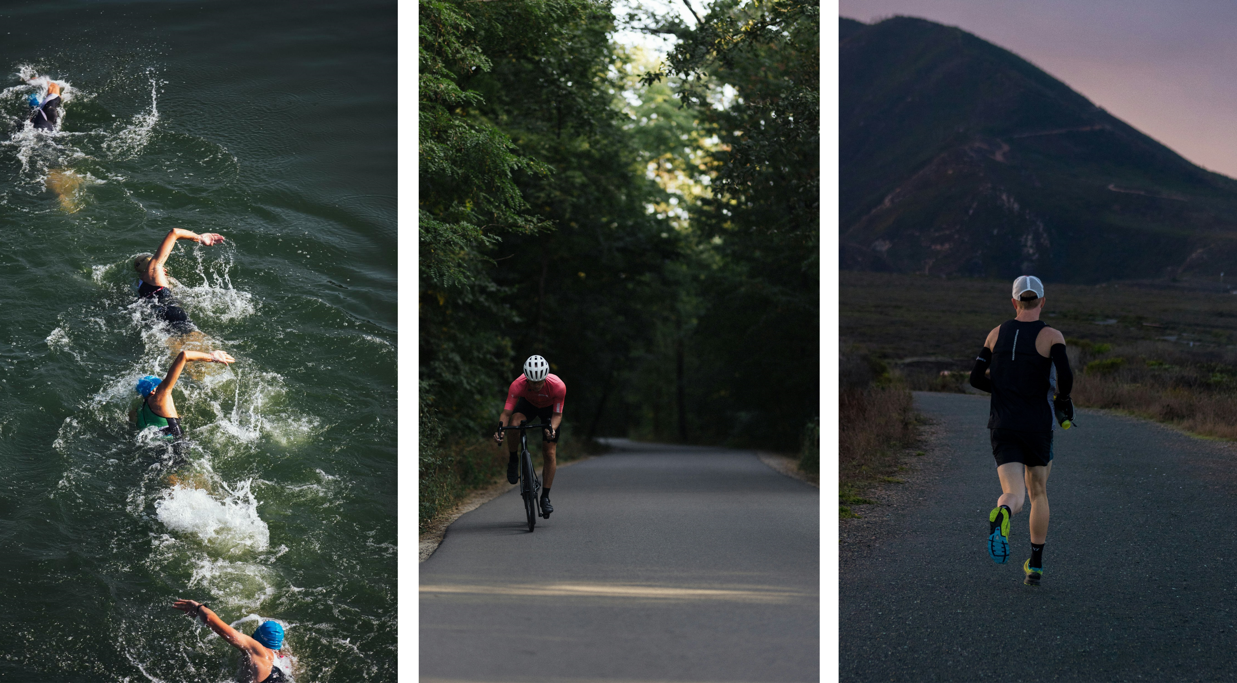 Triathlon - swim, bike and run