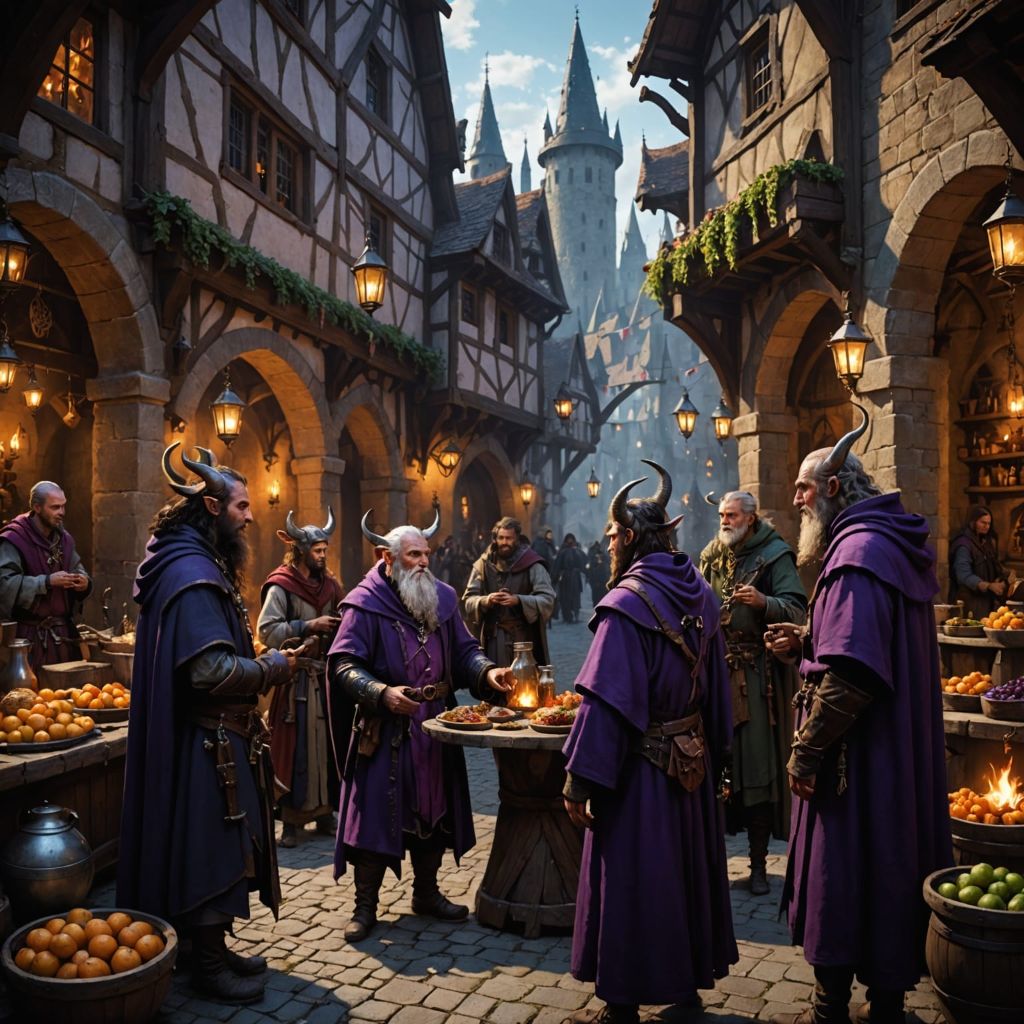 DnD meeting in the market