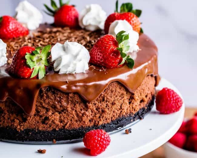 chocolate cheesecake
