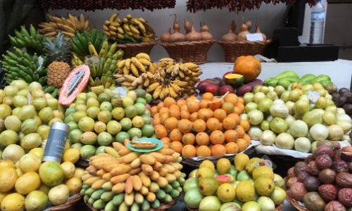 Fruit in the market in Madeira