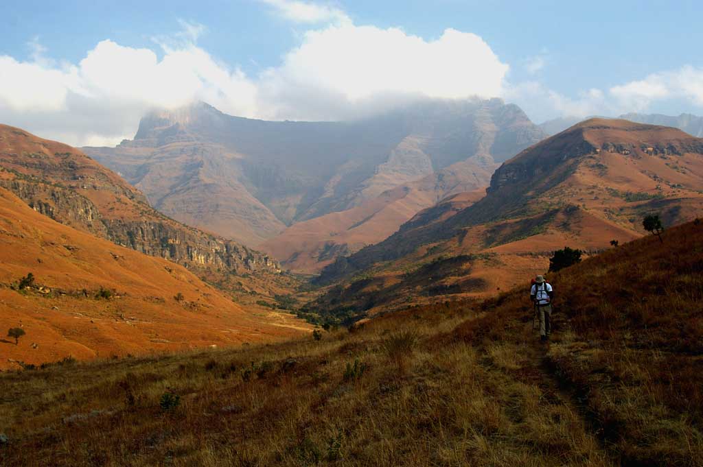 Hiking in the mountains