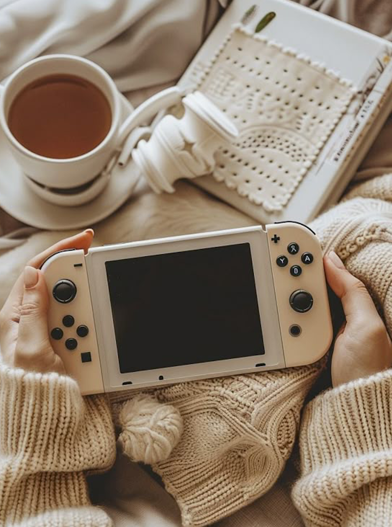 Cozy-Gaming-With-Tea