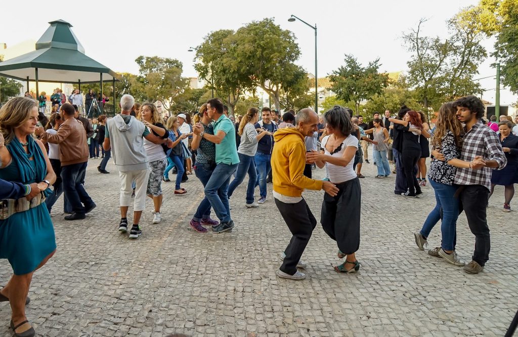people dancing forró