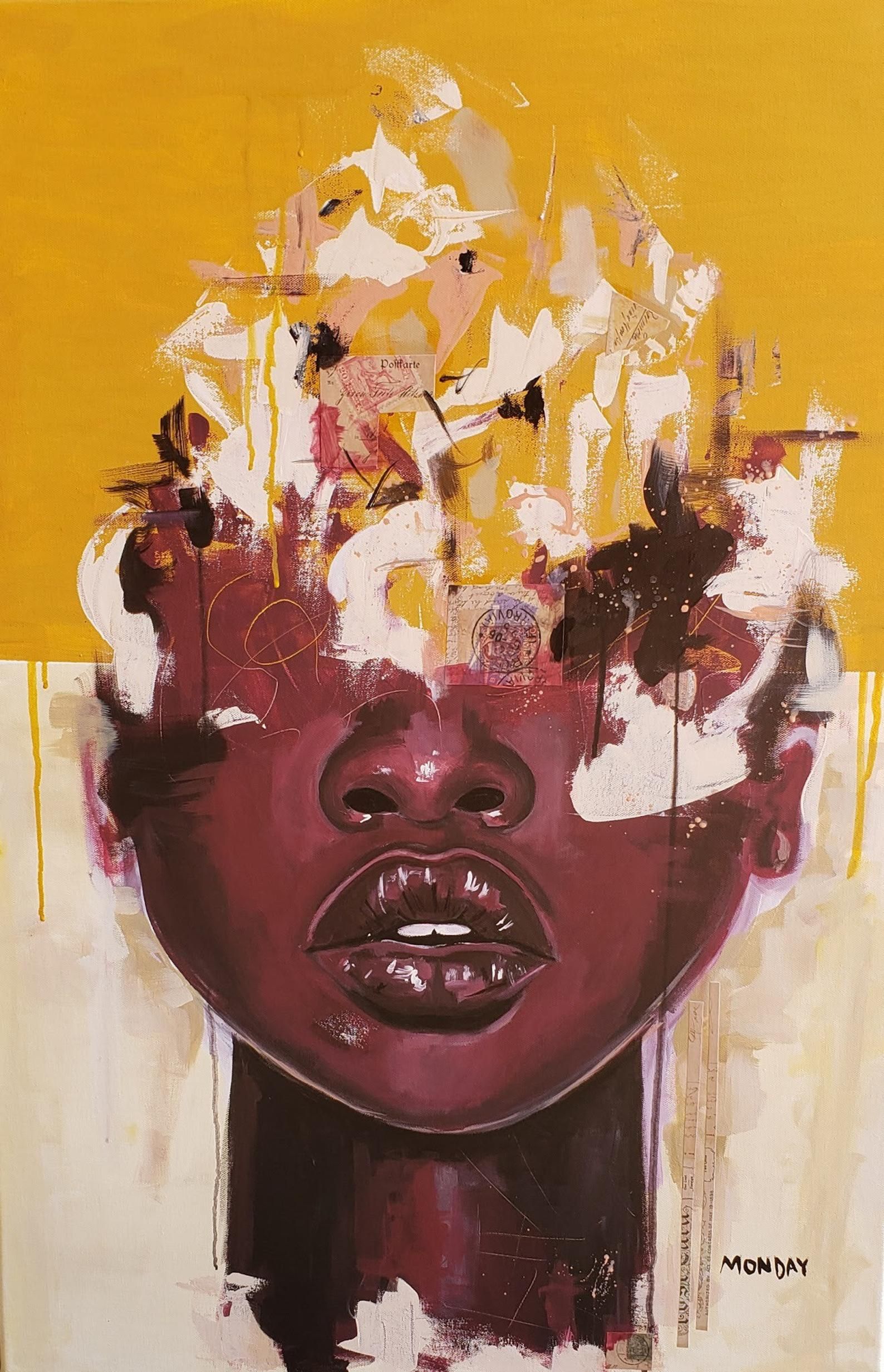 painting of abstract art