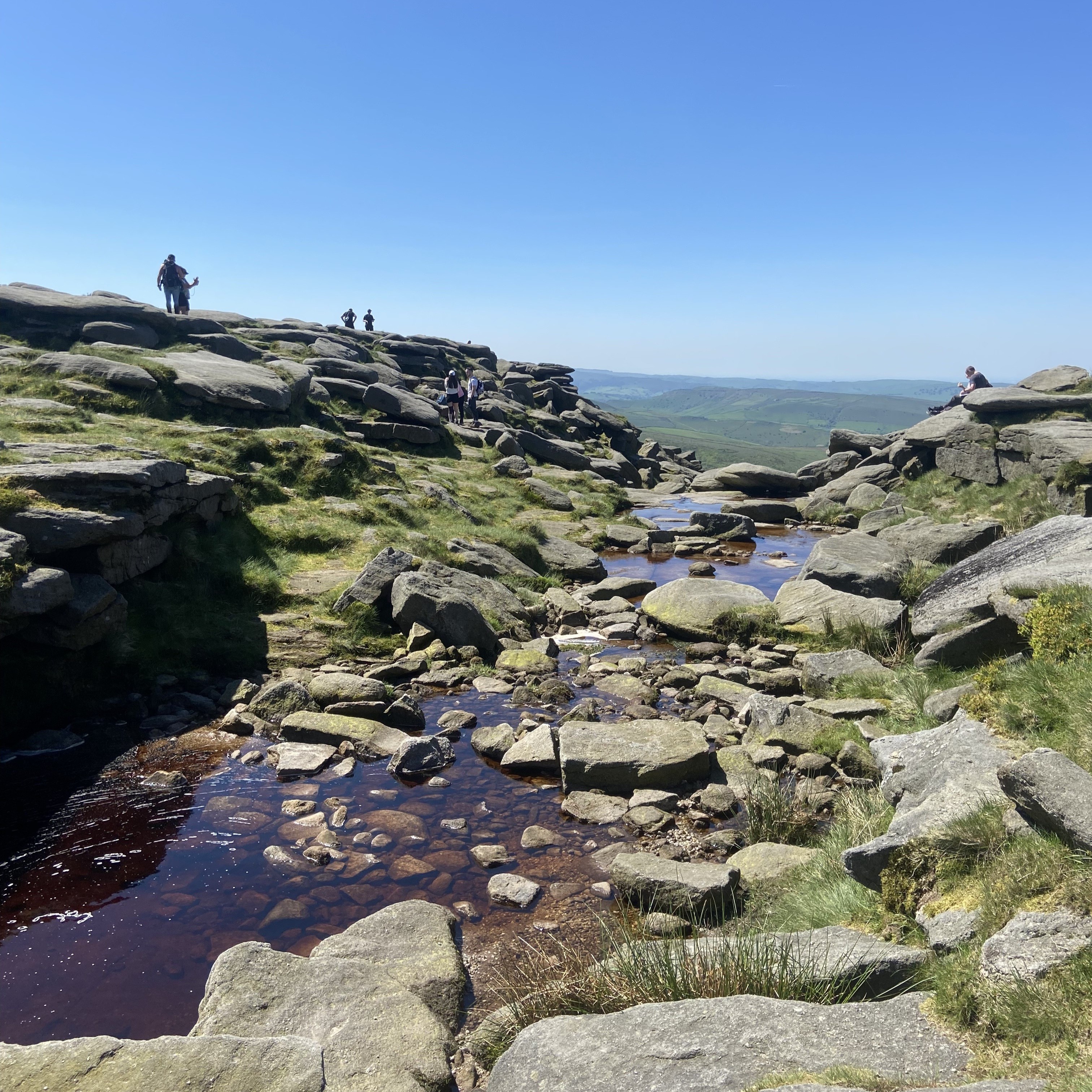 Kinder Scout waterfall