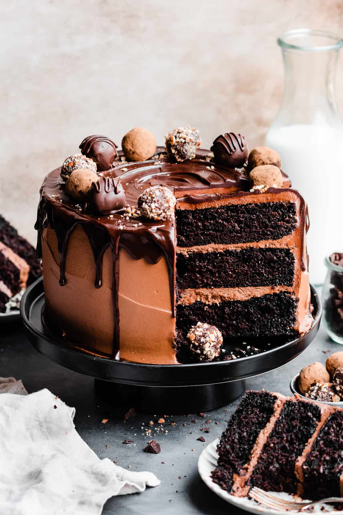 chocolate truffle cake