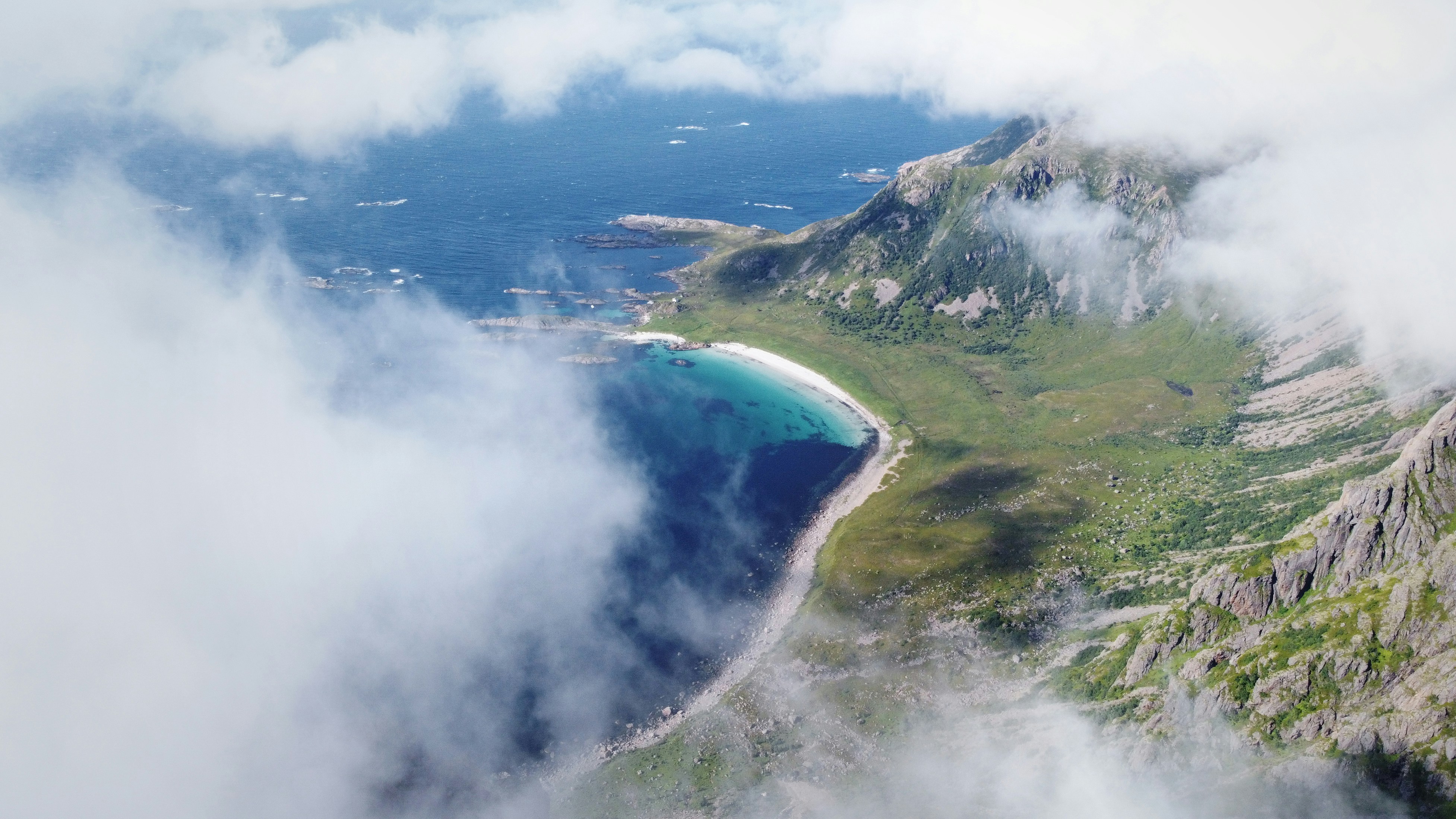 Mountain aerial view