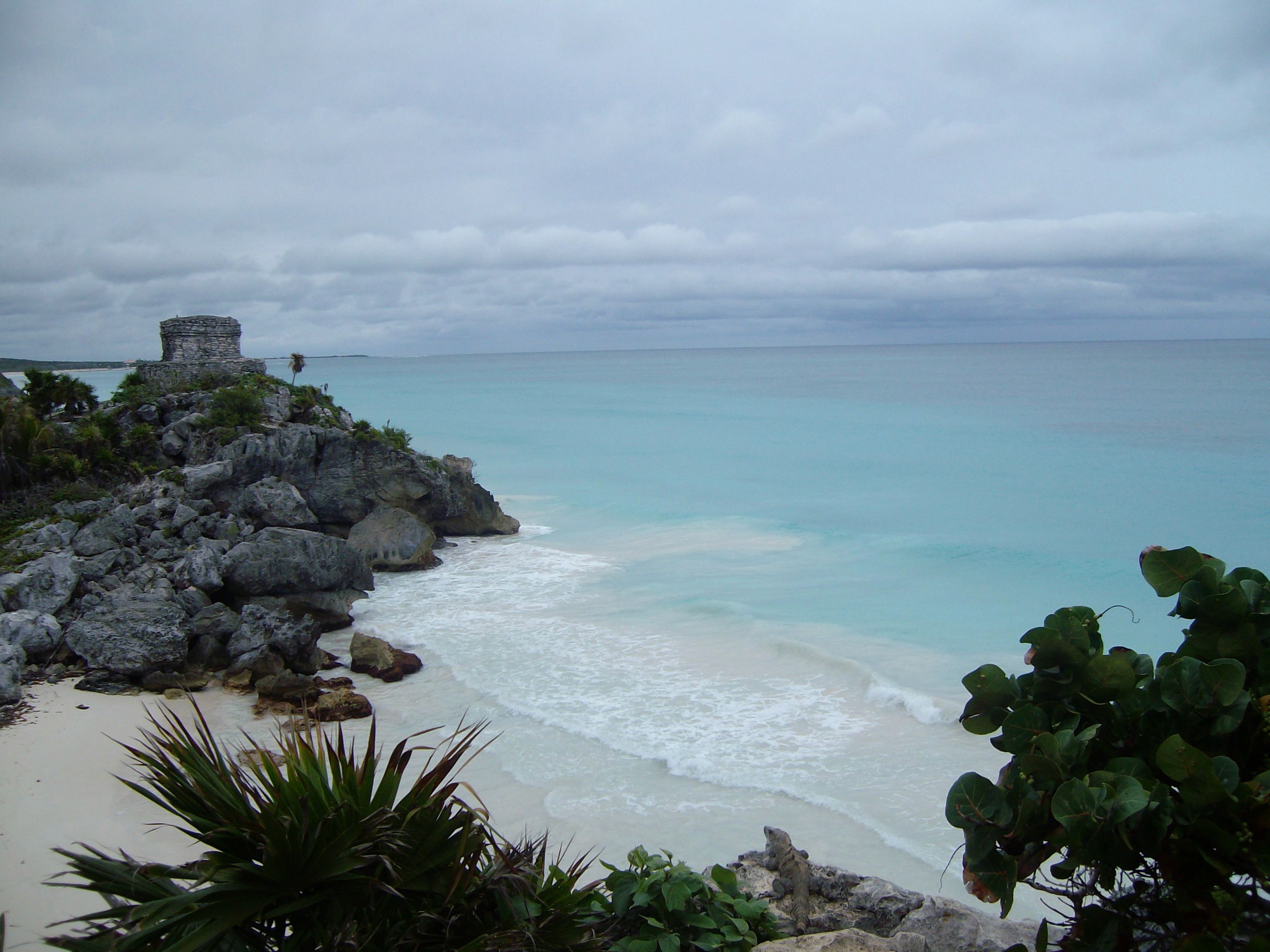 View at mexican beach