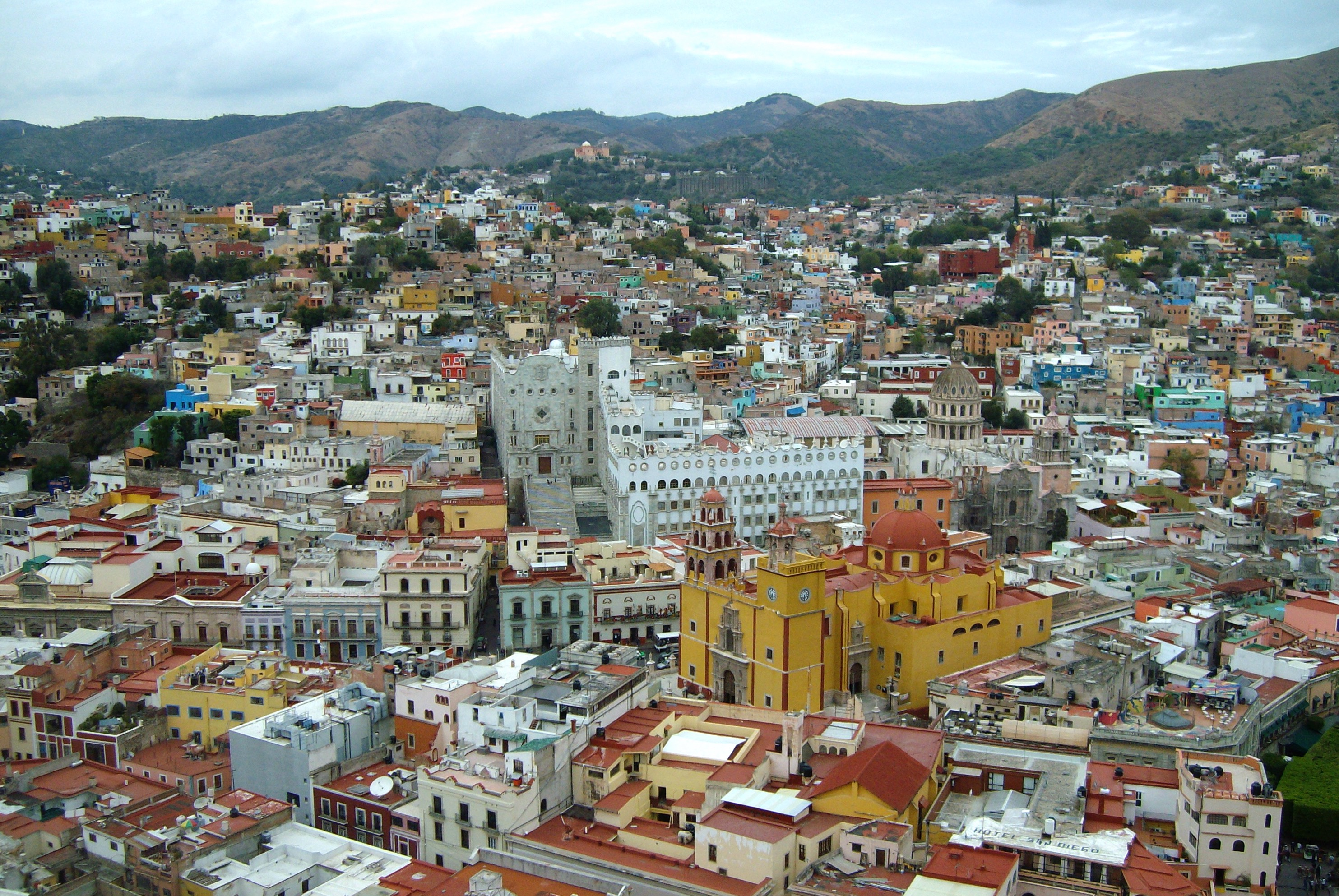 Small colored houses