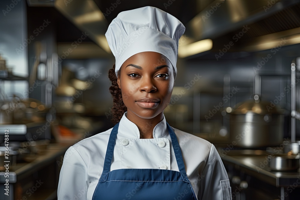 One black female chef