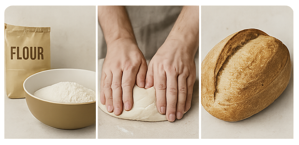 Bread Making Steps