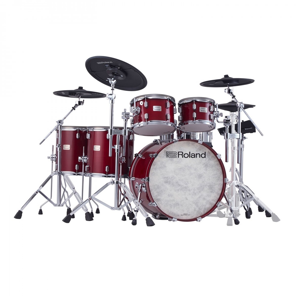 A set of red drums