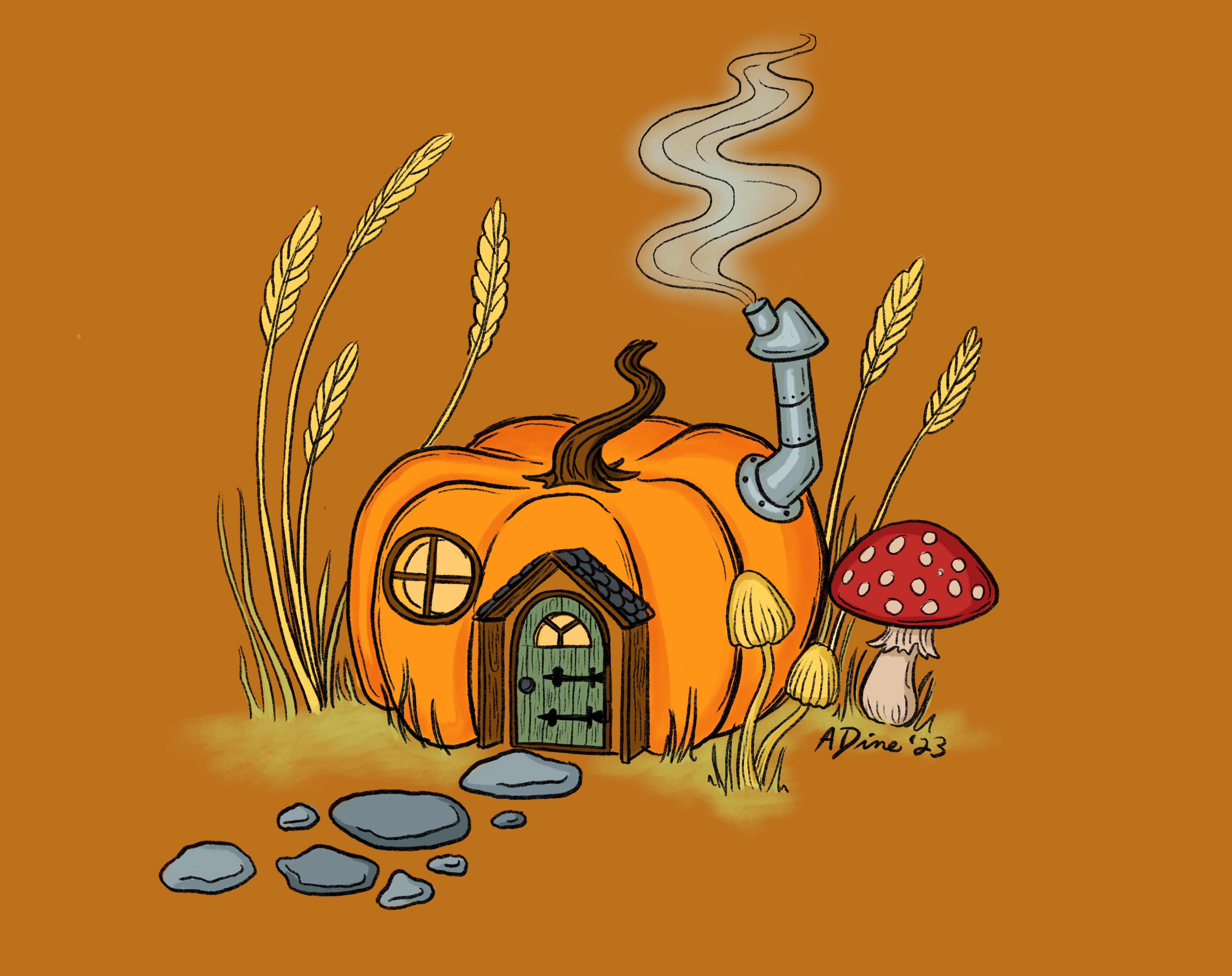 Pumpkin house