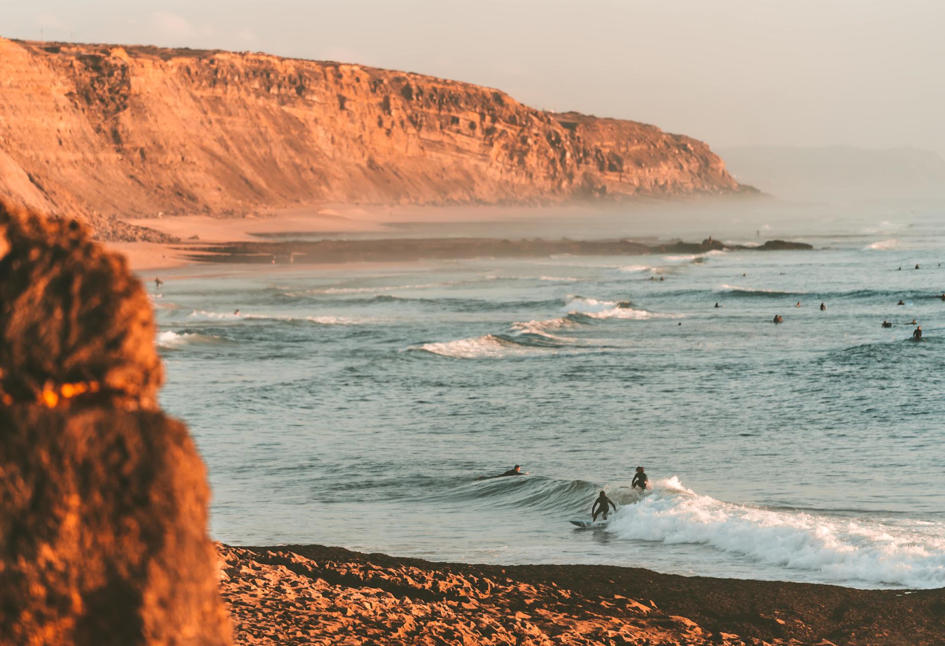 Surfing in Portugal
