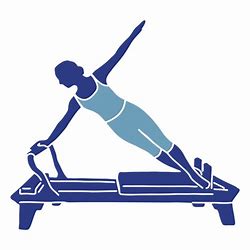 Image of person doing pilates on a reformer