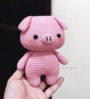 Crochet Piggy Toy