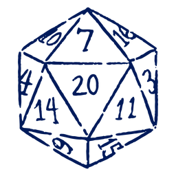 d20 outline