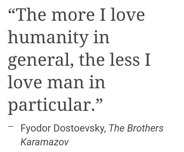 A quote from brothers karamazov