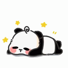 sleeping panda