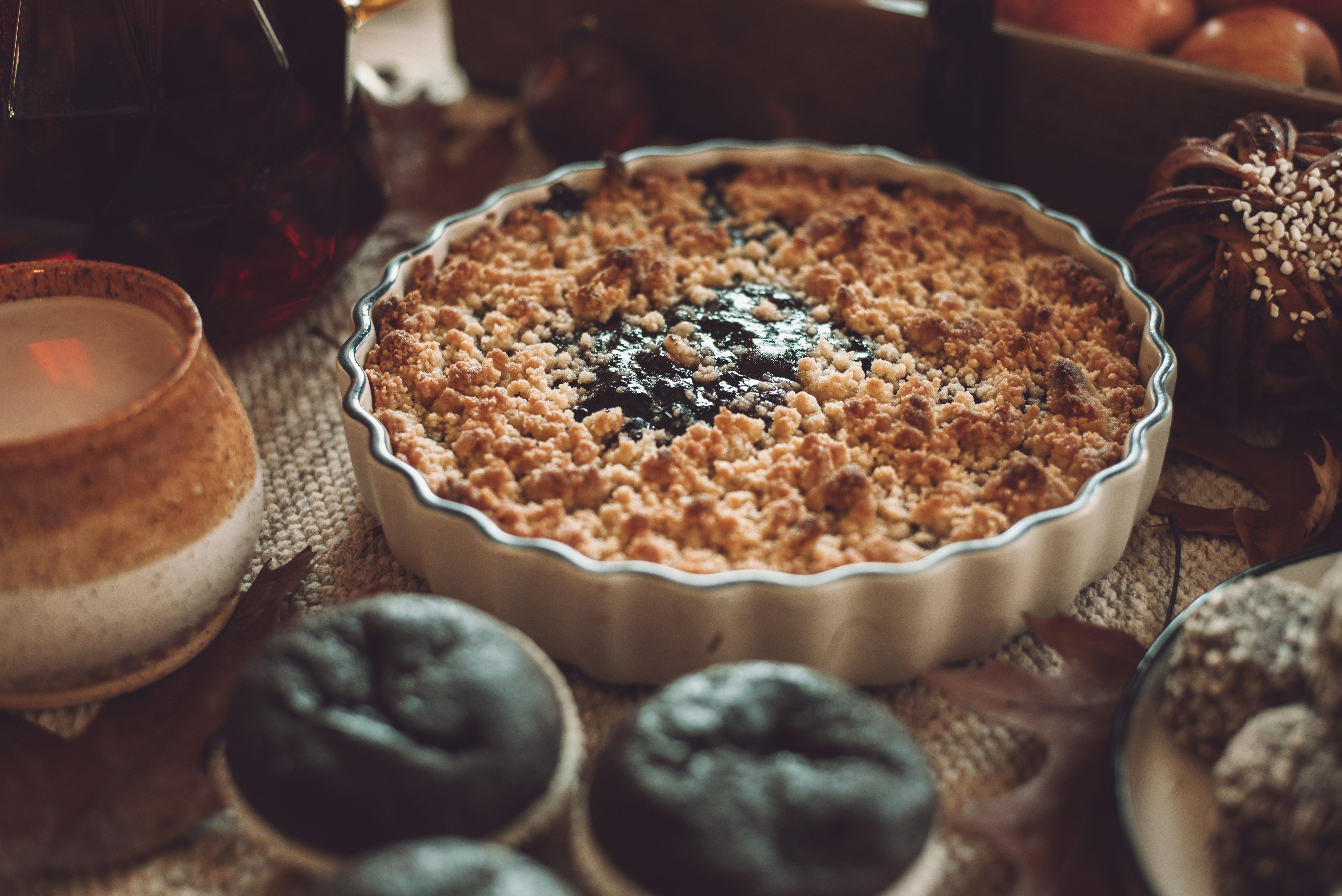 Crumble pie