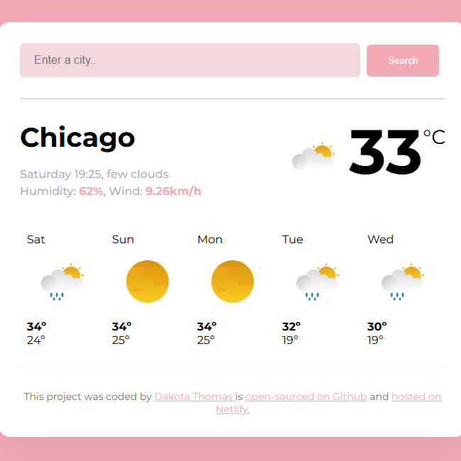 Weather App Project