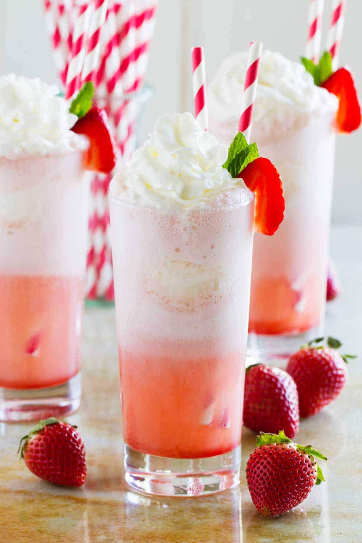 strawberry floats