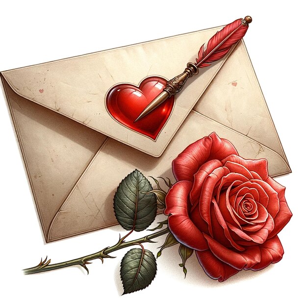 Vintage letter writing